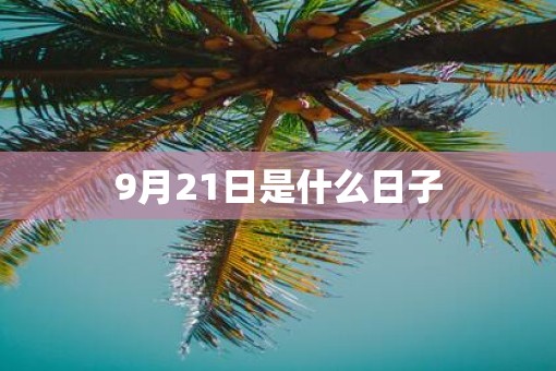 9月21日是什么日子