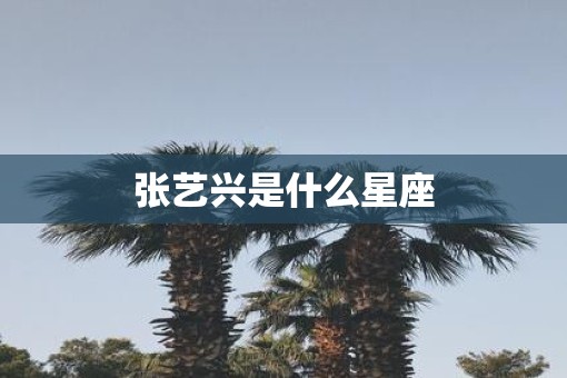 张艺兴是什么星座