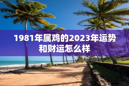 1981年属鸡的2023年运势和财运怎么样