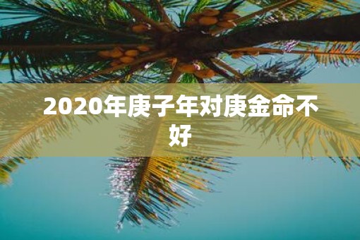 2020年庚子年对庚金命不好