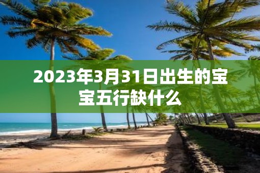 2023年3月31日出生的宝宝五行缺什么