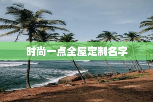 时尚一点全屋定制名字