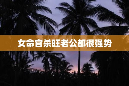 女命官杀旺老公都很强势