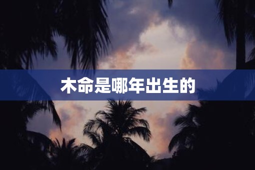 木命是哪年出生的