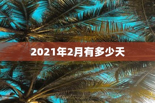 2021年2月有多少天