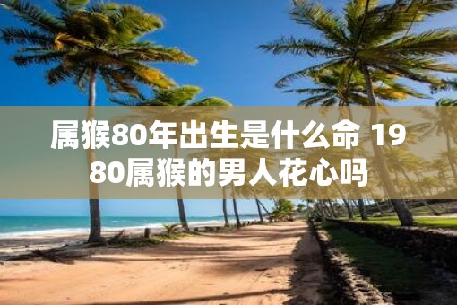 属猴80年出生是什么命 1980属猴的男人花心吗