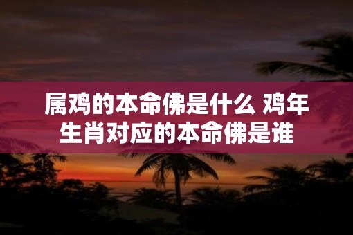 属鸡的本命佛是什么 鸡年生肖对应的本命佛是谁