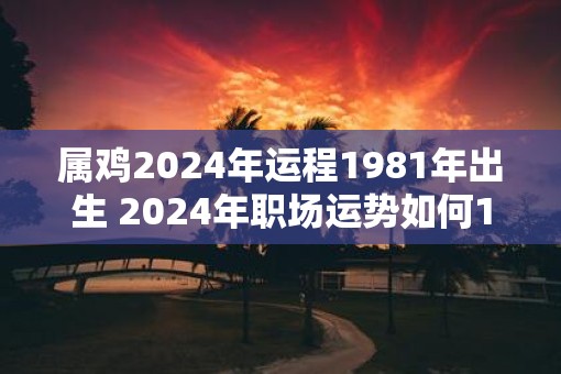 属鸡2025年运程1981年出生 2025年职场运势如何1981年属鸡