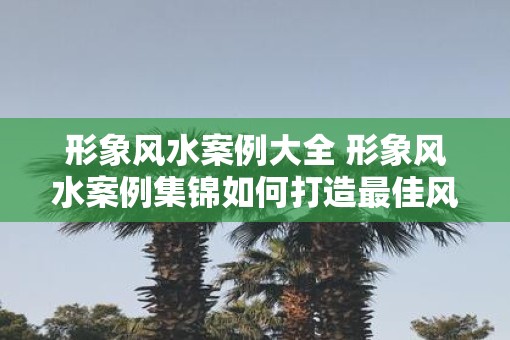 形象风水案例大全 形象风水案例集锦如何打造最佳风水 形象风水案例大全 形象风水案例集锦如何打造最佳风水