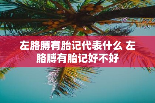 左胳膊有胎记代表什么 左胳膊有胎记好不好