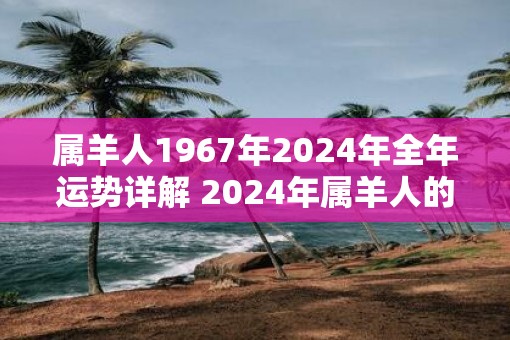 属羊人1967年2025年全年运势详解 2025年属羊人的全年运势如何