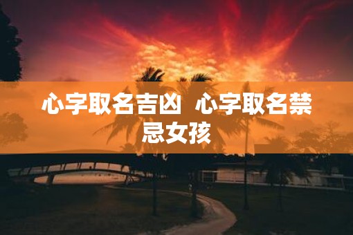 心字取名吉凶  心字取名禁忌女孩