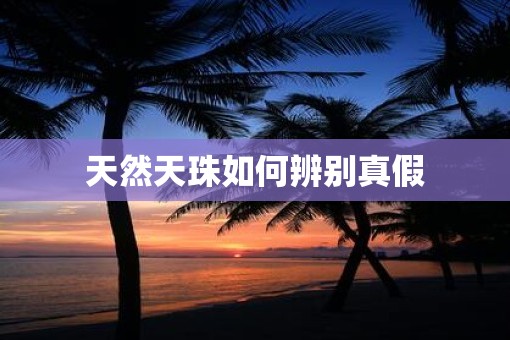天然天珠如何辨别真假