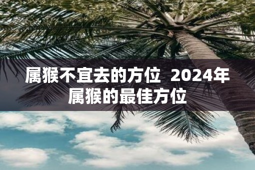 属猴不宜去的方位  2025年属猴的最佳方位