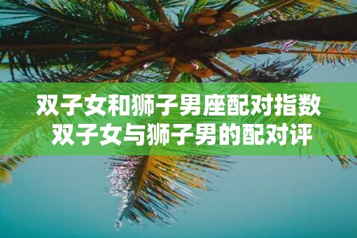 双子女和狮子男座配对指数 双子女与狮子男的配对评分