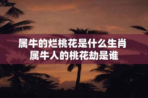 属牛的烂桃花是什么生肖 属牛人的桃花劫是谁
