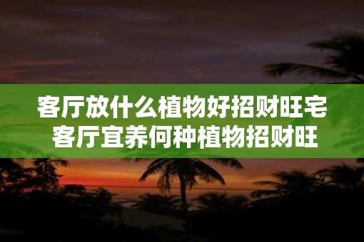 客厅放什么植物好招财旺宅 客厅宜养何种植物招财旺宅