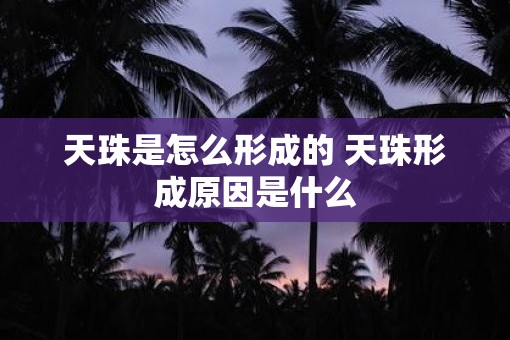 天珠是怎么形成的 天珠形成原因是什么