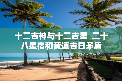 十二吉神与十二吉星  二十八星宿和黄道吉日矛盾 十二吉神与十二吉星  二十八星宿和黄道吉日矛盾