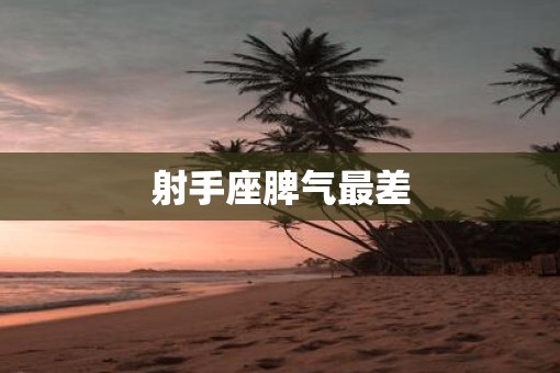 射手座脾气最差