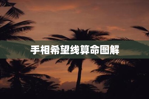 手相希望线算命图解