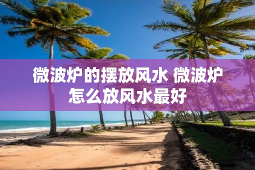 微波炉的摆放风水 微波炉怎么放风水最好