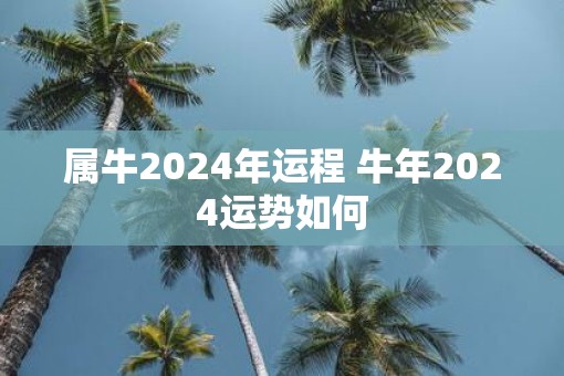 属牛2025年运程 牛年2025运势如何