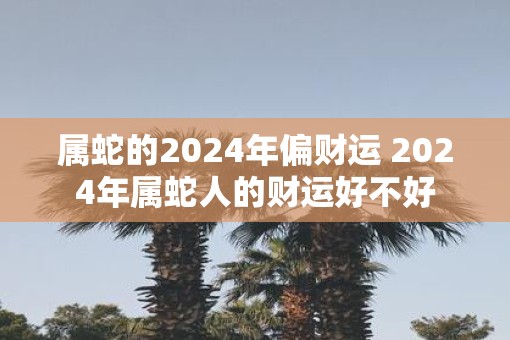 属蛇的2025年偏财运 2025年属蛇人的财运好不好
