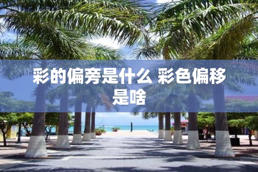 彩的偏旁是什么 彩色偏移是啥