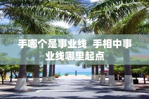 手哪个是事业线  手相中事业线哪里起点