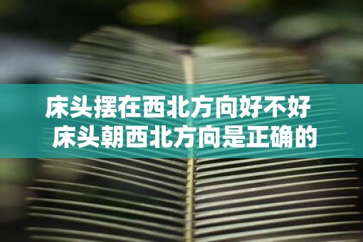 床头摆在西北方向好不好  床头朝西北方向是正确的风水