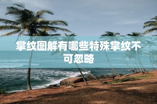 掌纹图解有哪些特殊掌纹不可忽略