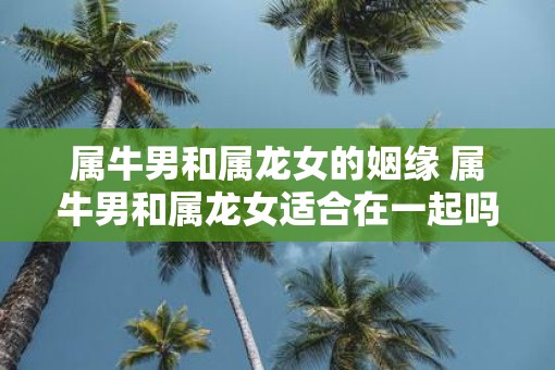 属牛男和属龙女的姻缘 属牛男和属龙女适合在一起吗