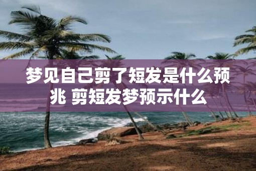 梦见自己剪了短发是什么预兆 剪短发梦预示什么