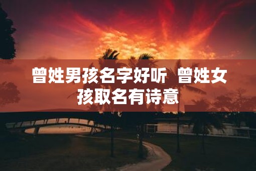 曾姓男孩名字好听  曾姓女孩取名有诗意
