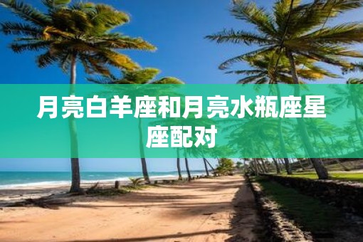 月亮白羊座和月亮水瓶座星座配对