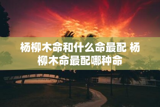 杨柳木命和什么命最配 杨柳木命最配哪种命