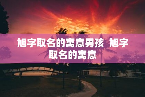 旭字取名的寓意男孩  旭字取名的寓意