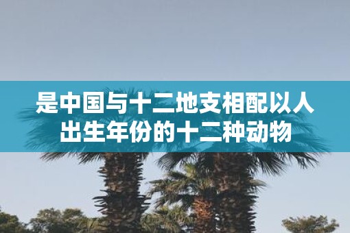 是中国与十二地支相配以人出生年份的十二种动物