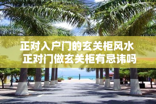 正对入户门的玄关柜风水  正对门做玄关柜有忌讳吗