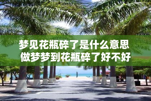 梦见花瓶碎了是什么意思 做梦梦到花瓶碎了好不好