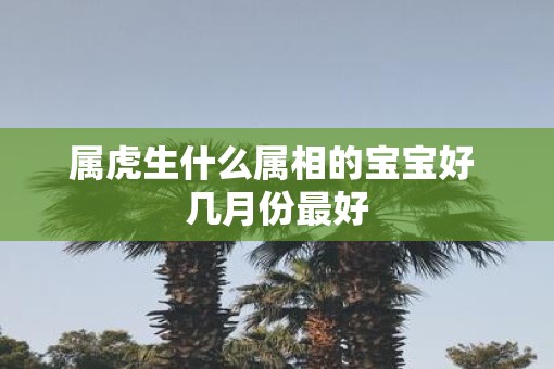 属虎生什么属相的宝宝好 几月份最好