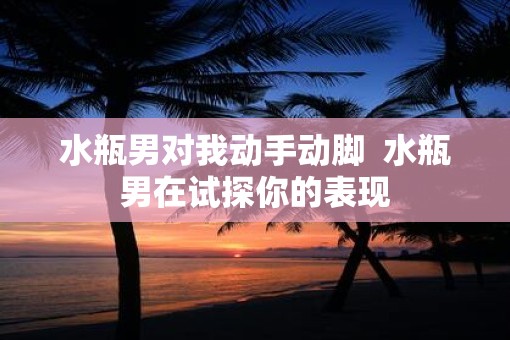 水瓶男对我动手动脚  水瓶男在试探你的表现