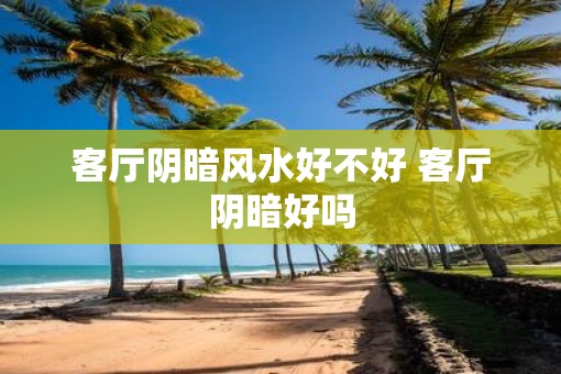 客厅阴暗风水好不好 客厅阴暗好吗