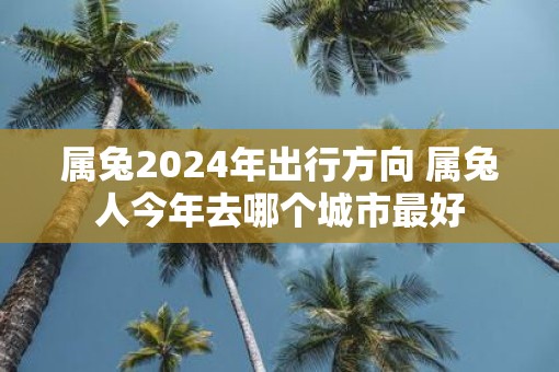 属兔2025年出行方向 属兔人今年去哪个城市最好