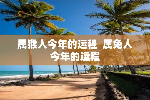 属猴人今年的运程  属兔人今年的运程