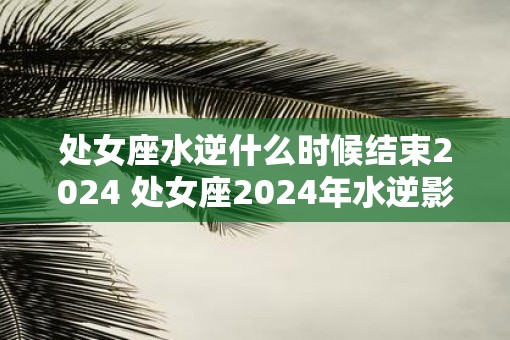 处女座水逆什么时候结束2025 处女座2025年水逆影响大吗