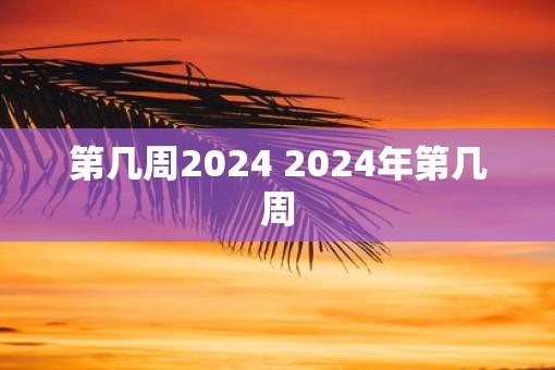 第几周2025 2025年第几周