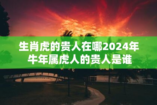 生肖虎的贵人在哪2025年 牛年属虎人的贵人是谁