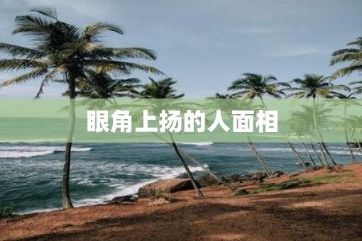 眼角上扬的人面相